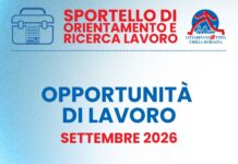 Opportunità lavorative Settembre 2026