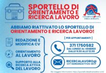 Riapertura Sportello di Orientamento e Ricerca Lavoro