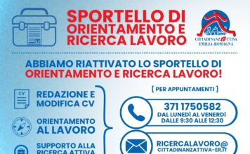 Riapertura Sportello di Orientamento e Ricerca Lavoro